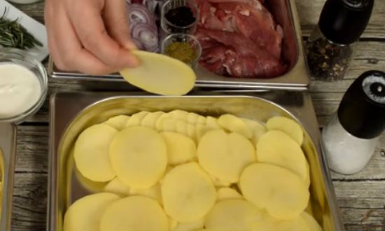 Мясо по-французски в духовке. Рецепт приготовления мяса с картошкой