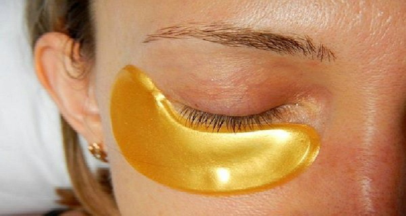 Золотая маска для кожи вокруг глаз! Минус 10 лет за 5 минут.