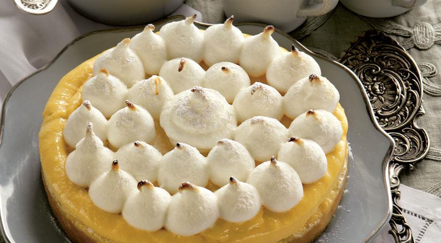 Лимонный пирог с итальянской меренгой прекрасный рецепт