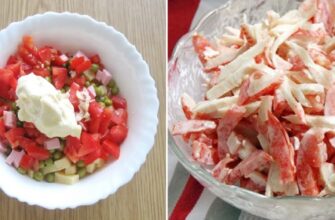 Одними томатами сыт не будешь, готовь салаты! 7 рецептов с самым сочным овощем сезона.
