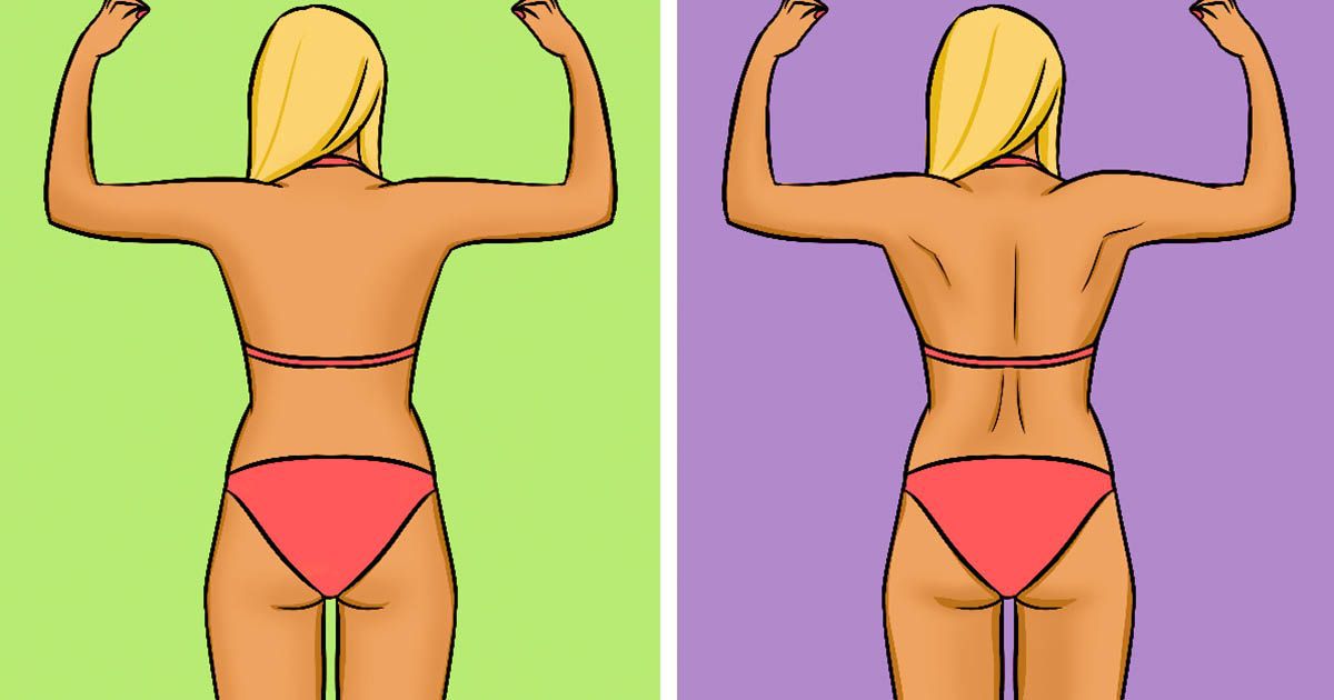 5 упражнений для женщин, формируем спину