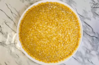«Золотая россыпь» – яркий кукурузный салат для праздничного застолья