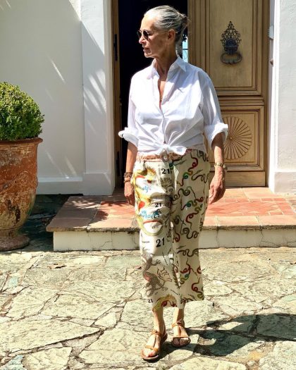 Как в 70 лет одеваться лучше молодых: 5 хитростей бабушки из Парижа
