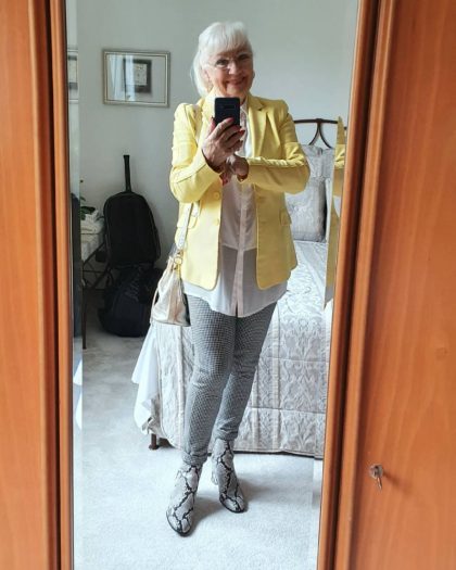 Как должна одеваться 70-летняя женщина, у которой есть вкус. Показывает пенсионерка из Германии